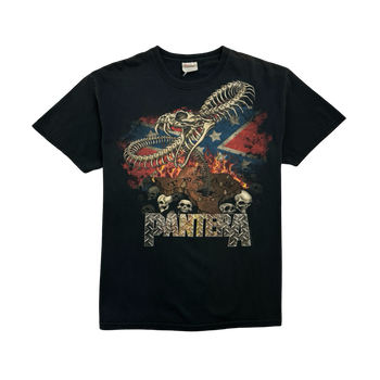 (M) Vintage 2000s Pantera Band Tee Black