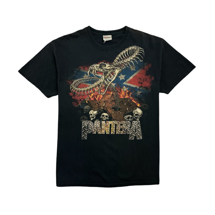 (M) Vintage 2000s Pantera Band Tee Black | Vitnage Clothing Store Canada