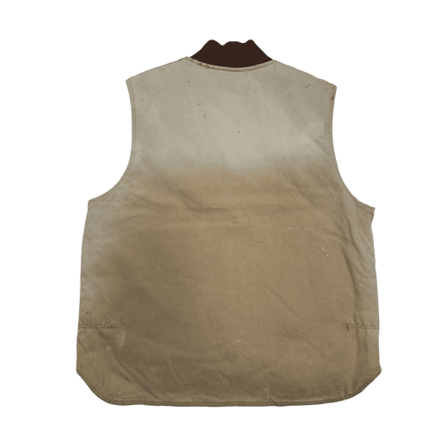 (XXL) Vintage Lined Carhartt Vest Biege | Vintage Clothing Store Canada