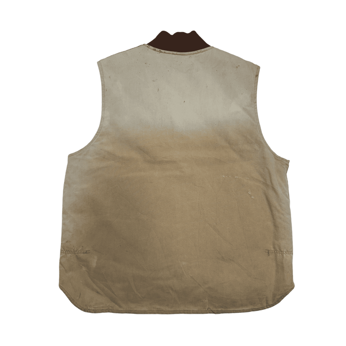 (XXL) Vintage Lined Carhartt Vest Biege | Vitnage Clothing Store Canada