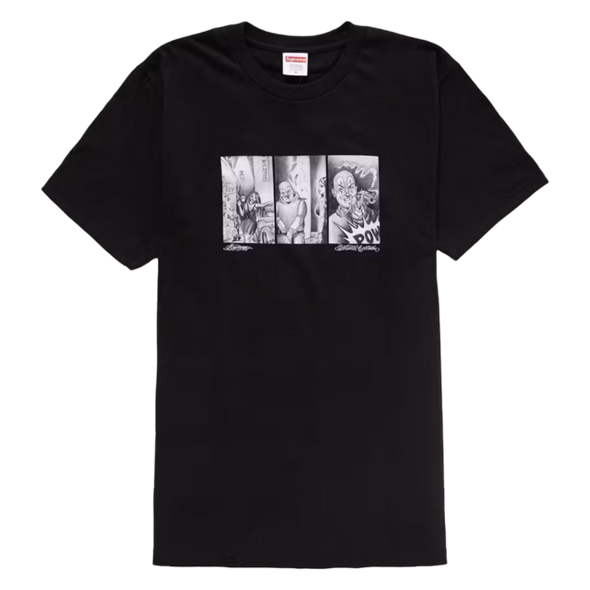 Supreme Mister Cartoon Pow Tee Black