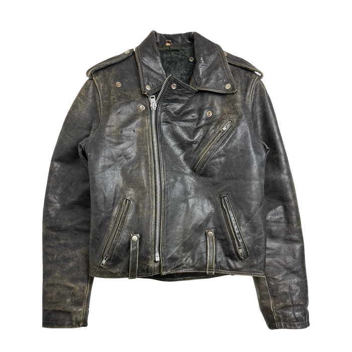 Vintage Harley Davidson Biker Leather Jacket | Vitnage Clothing Store Canada