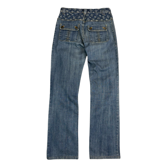 Women’s Louis Vuitton Denim Waist Monogram Pants | Vitnage Clothing Store Canada