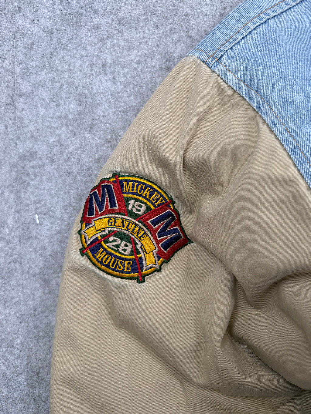 Vintage Disney Store Mickey Mouse 1928 Varsity Jacket