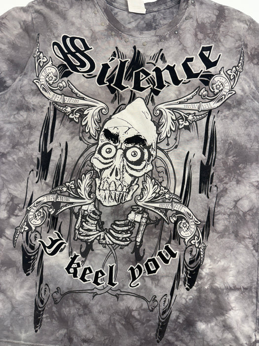 2000s Silence I Keel You Tee Dark Grey | Vitnage Clothing Store Canada