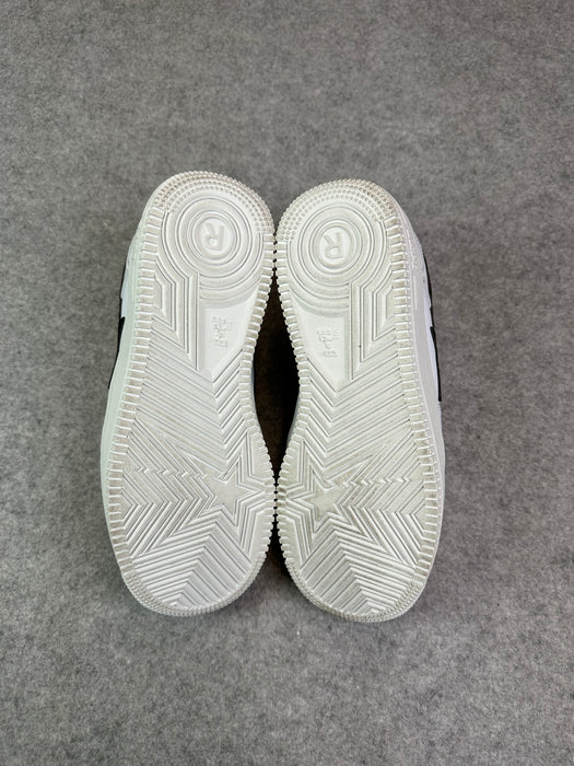 Bapesta Low M2 White Black (USED) | Vitnage Clothing Store Canada