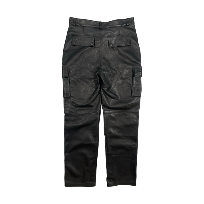 OVO x Roots Leather Cargo Pants Black | Vitnage Clothing Store Canada