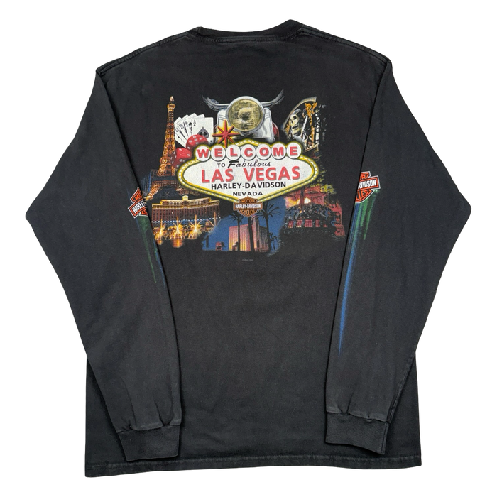 Vintage Harley Davidson Clowns L/S Tee Black | Vitnage Clothing Store Canada