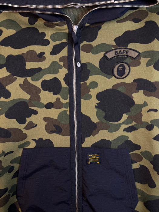 Bape 1st Camo Full Zip Hoodie (USED) | Vitnage Clothing Store Canada