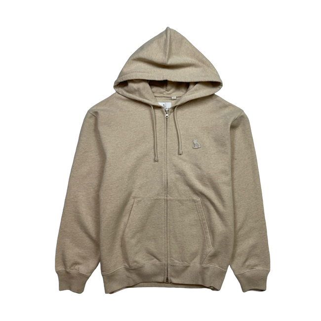 OVO Classic Zip Hoodie Oatmeal Heather