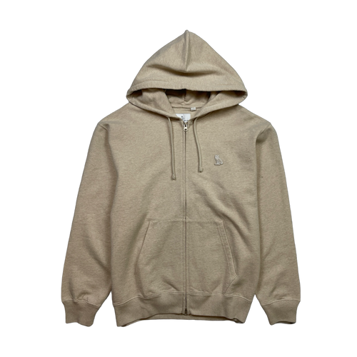 OVO Classic Zip Hoodie Oatmeal Heather | Vintage Clothing Store Canada