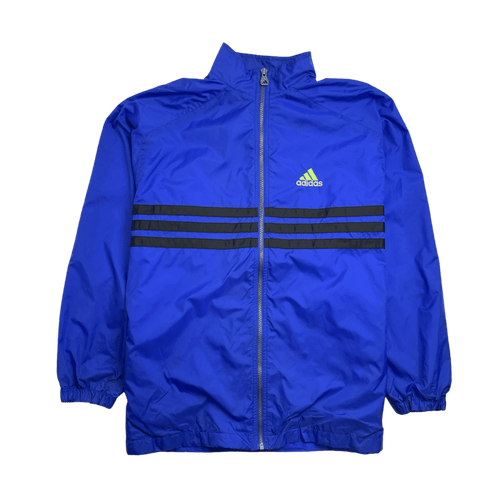 (M) Vintage Adidas Full Zip Light Jacket Blue | Vintage Clothing Store Canada