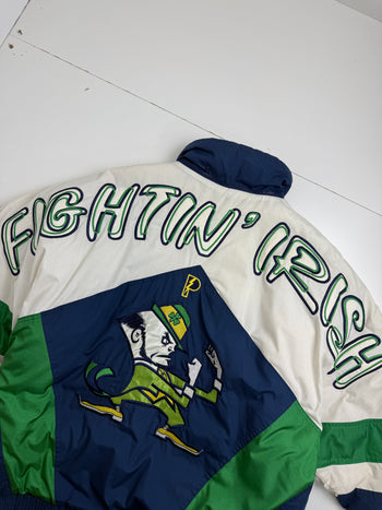 Vintage Notre Dame Fighting Irish Pro Player Insulated Jacket