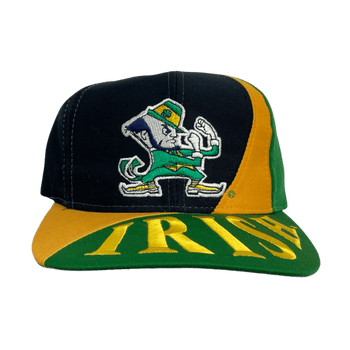 Vintage Notre Dame Irish Snapback Hat Multi