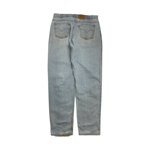 (36) Vintage Orange Tab Levis Pants Washed Blue | Vintage Clothing Store Canada