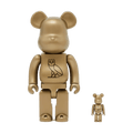 Bearbrick x OVO 100% & 400% Set Gold