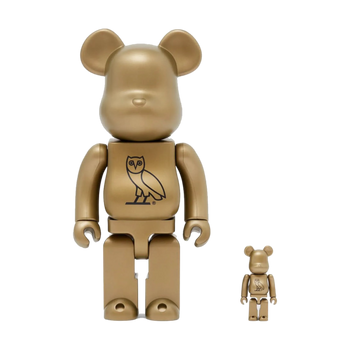 Bearbrick x OVO 100% & 400% Set Gold