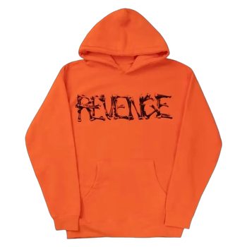 Revenge Lil Durk Bones Hoodie Orange