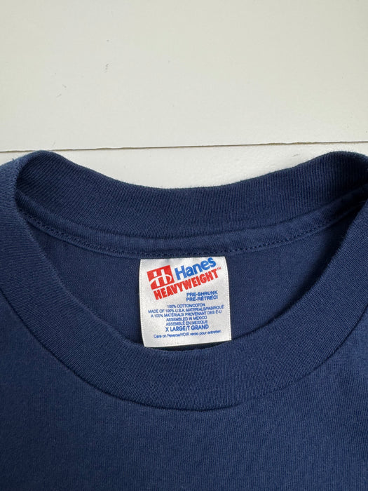 Vintage '92 Toronto Blue Jays Championship Tee Navy | Vitnage Clothing Store Canada