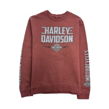 Vintage High Land Harley Davidson Sweatshirt Burgundy