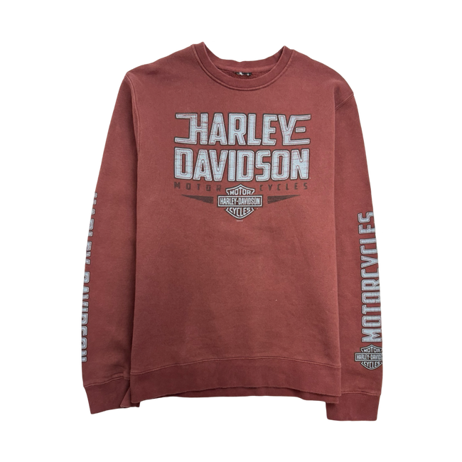 Vintage High Land Harley Davidson Sweatshirt Burgundy