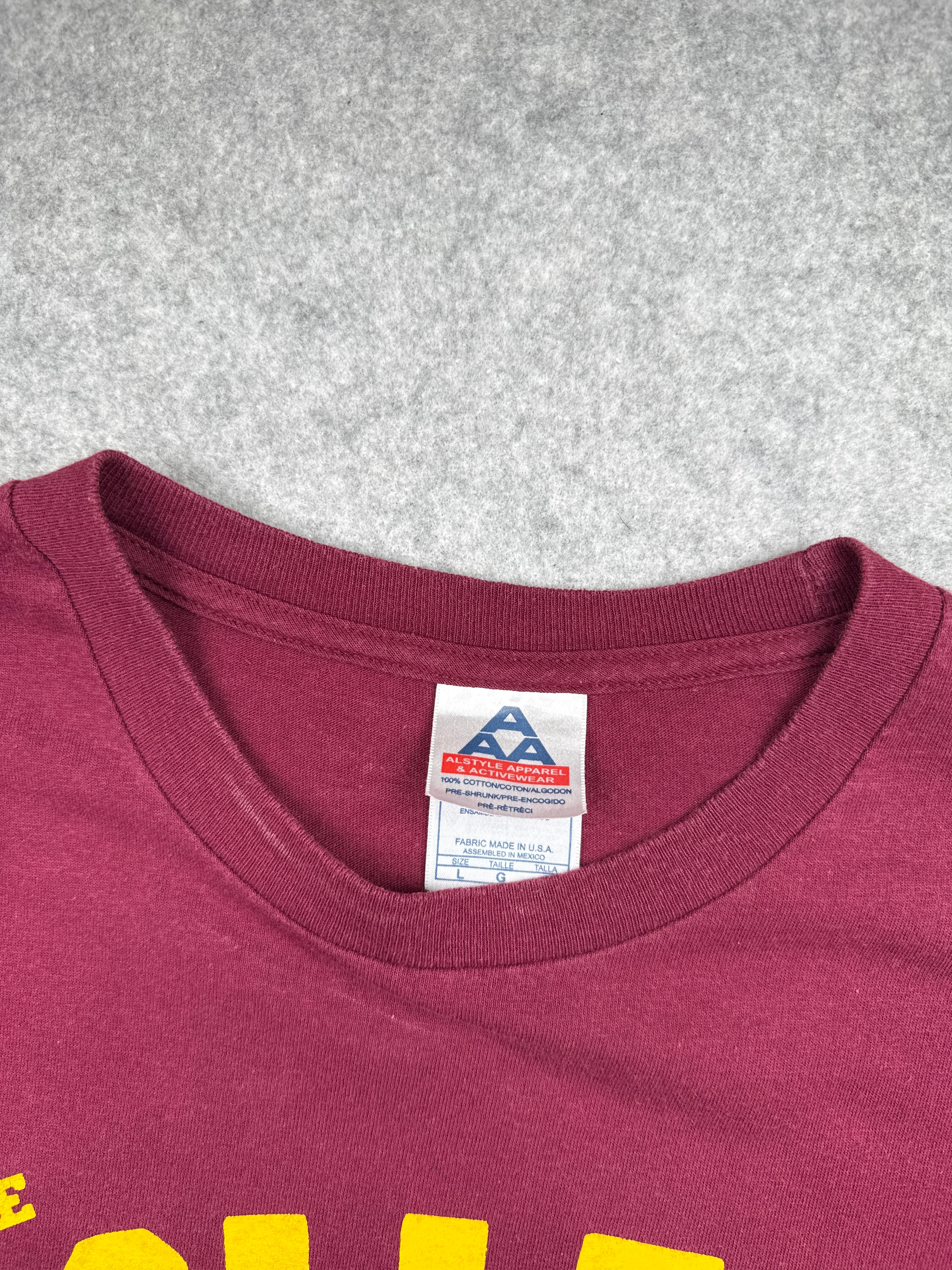 Vintage 2000’s Kanye West The College Dropout Tee Burgundy