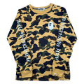 BAPE 1st Camo L/S Tee Yellow (USED)