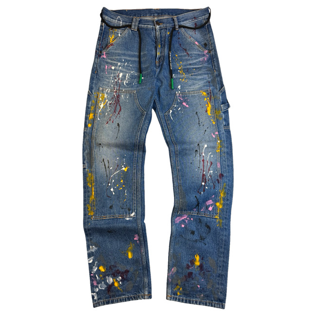 Off-White Painted Carpenter Double Knee Jeans (USED)