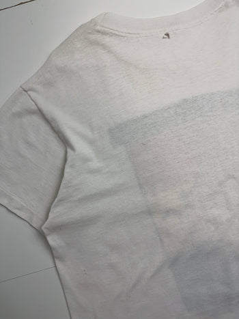 Vintage 90's Knowledge Is Key Promo Tee White