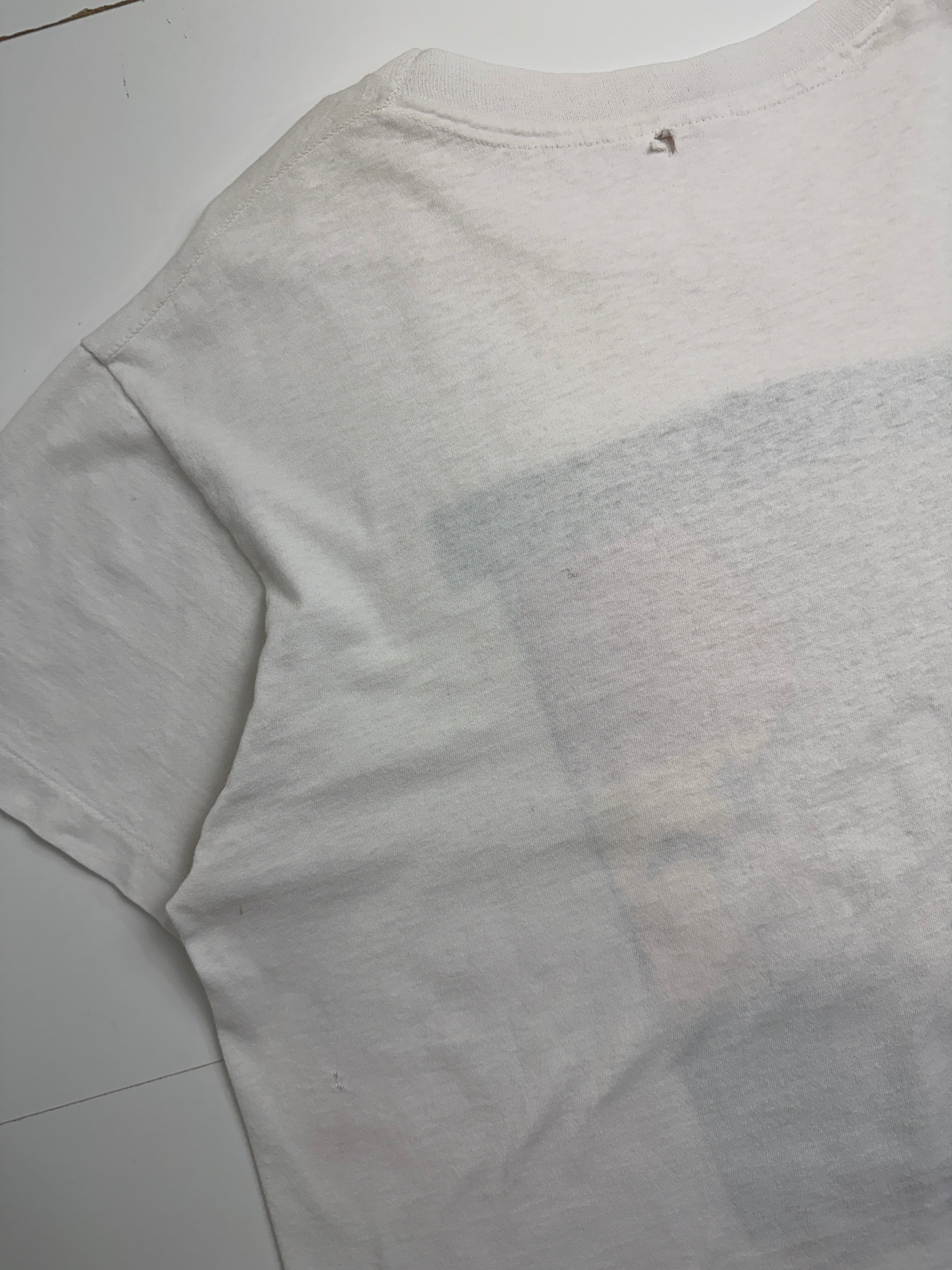 Vintage 90's Knowledge Is Key Promo Tee White