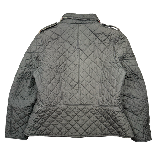 Women’s Burberry Quilted Jacket Black (USED) | Vintage Clothing Store Canada