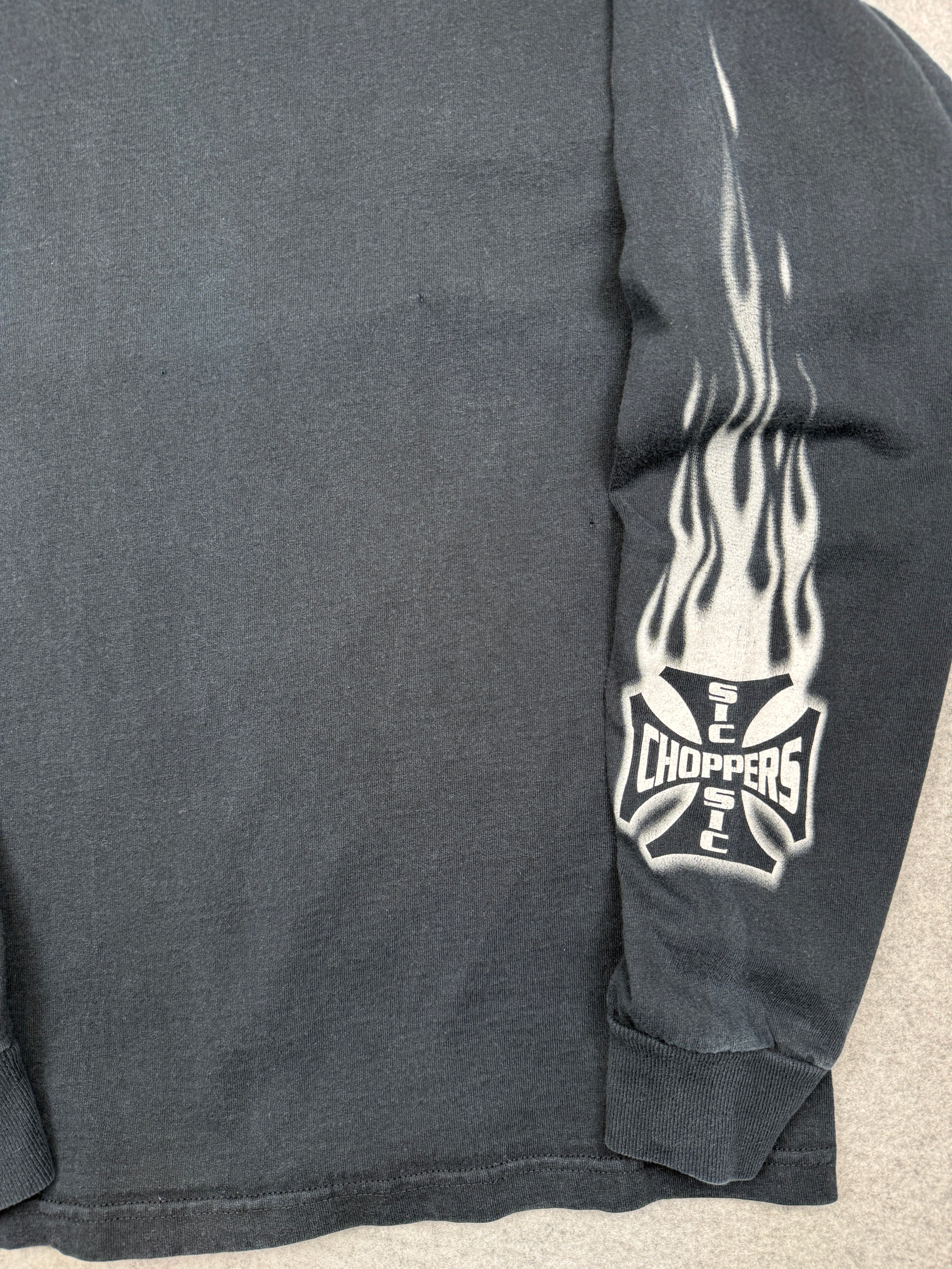 Vintage Sic Choppers Reaper L/S Tee Black