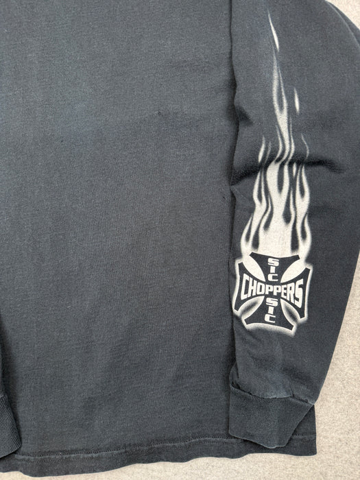 Vintage Sic Choppers Reaper L/S Tee Black | Vitnage Clothing Store Canada