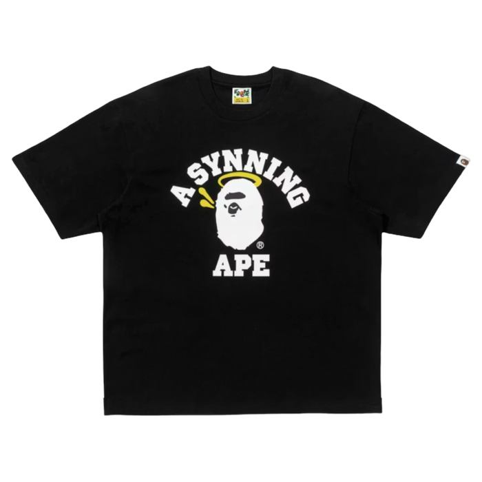 BAPE x Spotify x Central Cee College Relaxed Fit Tee Black | Vitnage Clothing Store Canada