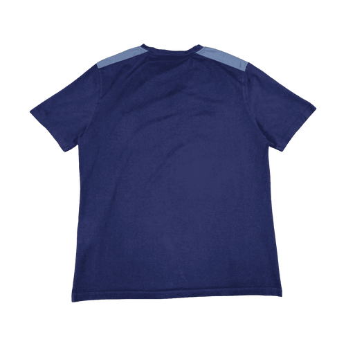 Prada V-neck Chest Pocket T-shirt Navy Blue (USED) | Vintage Clothing Store Canada