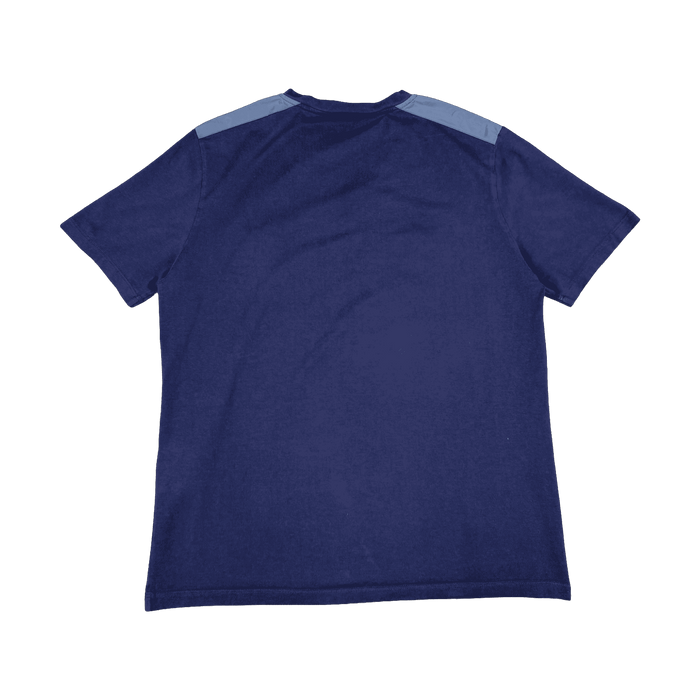 Prada V-neck Chest Pocket T-shirt Navy Blue (USED) | Vitnage Clothing Store Canada