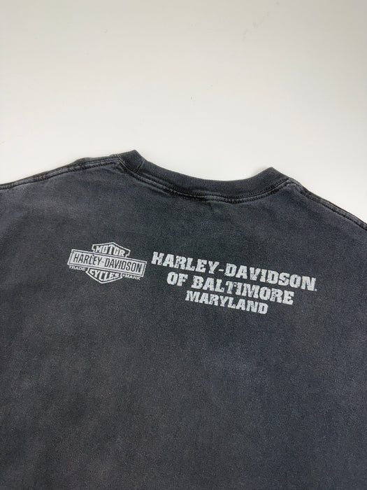 Harley Davidson Baltimore Maryland Tee Black | Vitnage Clothing Store Canada