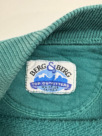 (L) Vintage Whistler Sweatshirt Aqua