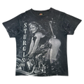 Vintage 3D Emblem Sturgis Black Hills Rally Tee Black