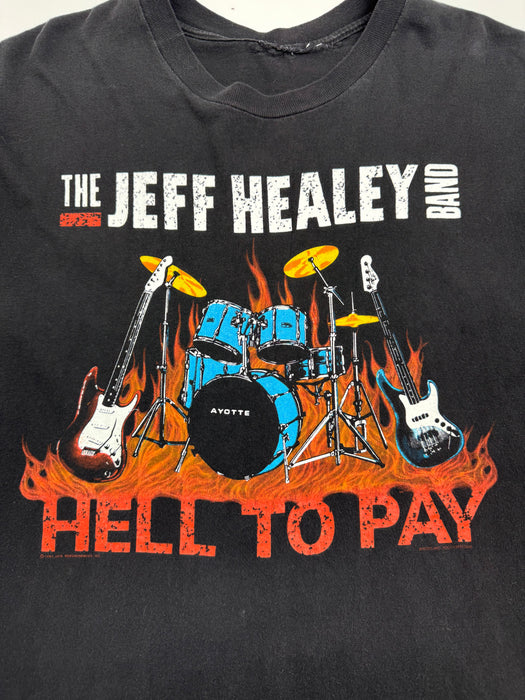 Vintage '91 The Jeff Healey Band Tee Black | Vitnage Clothing Store Canada