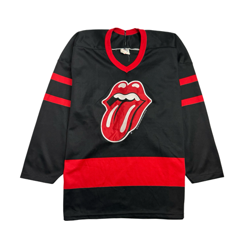 (L) Vintage '94 Rolling Stones Hockey Jersey Black | Vintage Clothing Store Canada