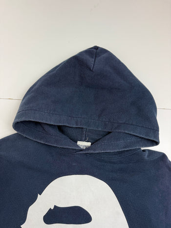 BAPE Big Ape Head Logo Hoodie Navy (USED)