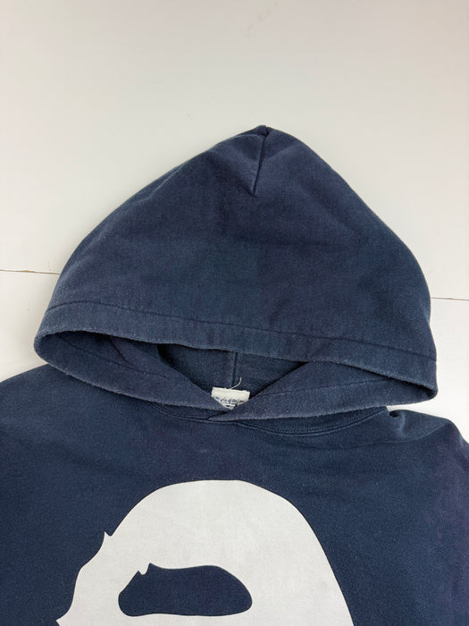 BAPE Big Ape Head Logo Hoodie Navy (USED) | Vitnage Clothing Store Canada