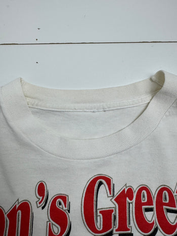 Vintage '92 Season Greetings Sports Tee White