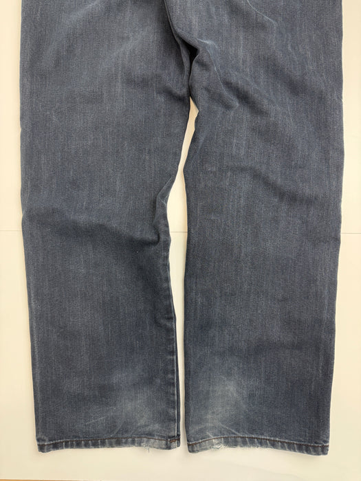 Pelle Pelle Dark Wash Embroidered Denim Pants | Vitnage Clothing Store Canada