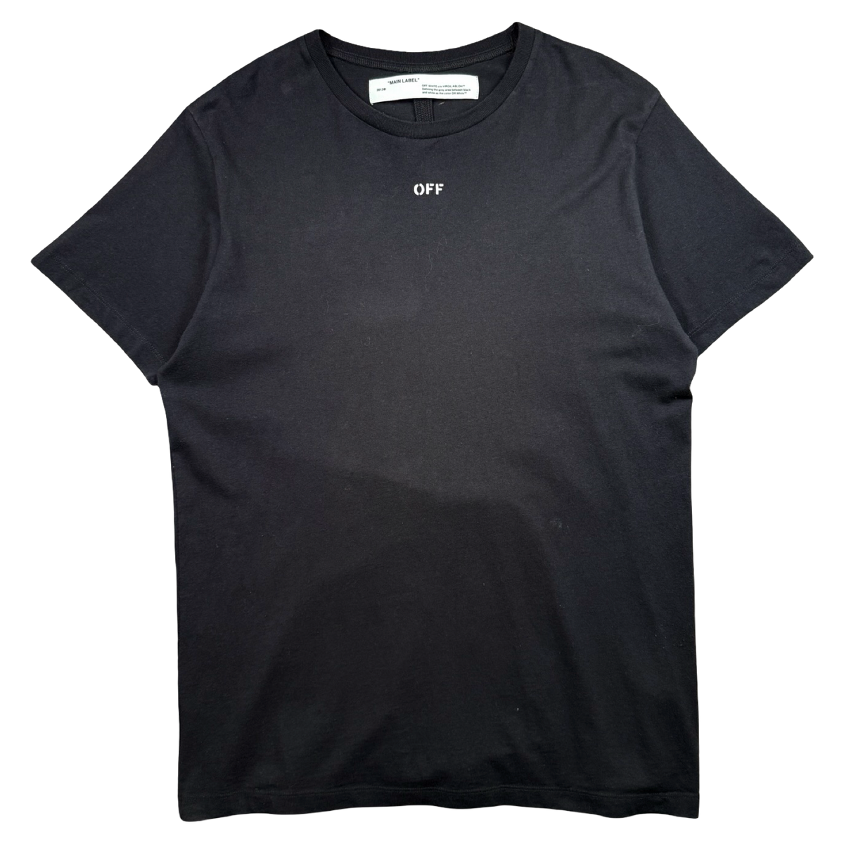 Off-White Diagonal Skulls Oversized Tee Black (USED)