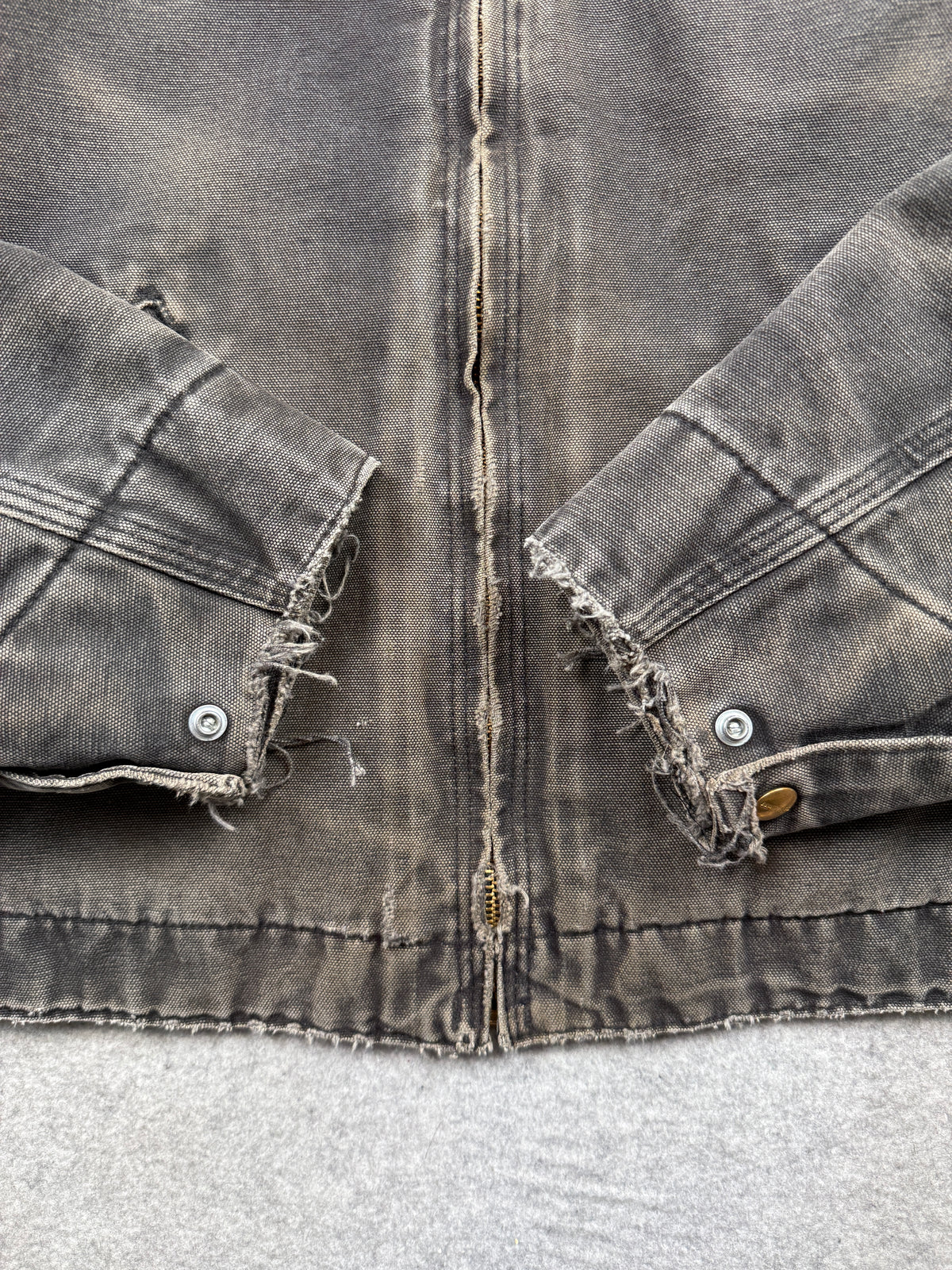 Vintage Carhartt Detroit Jacket Faded Black