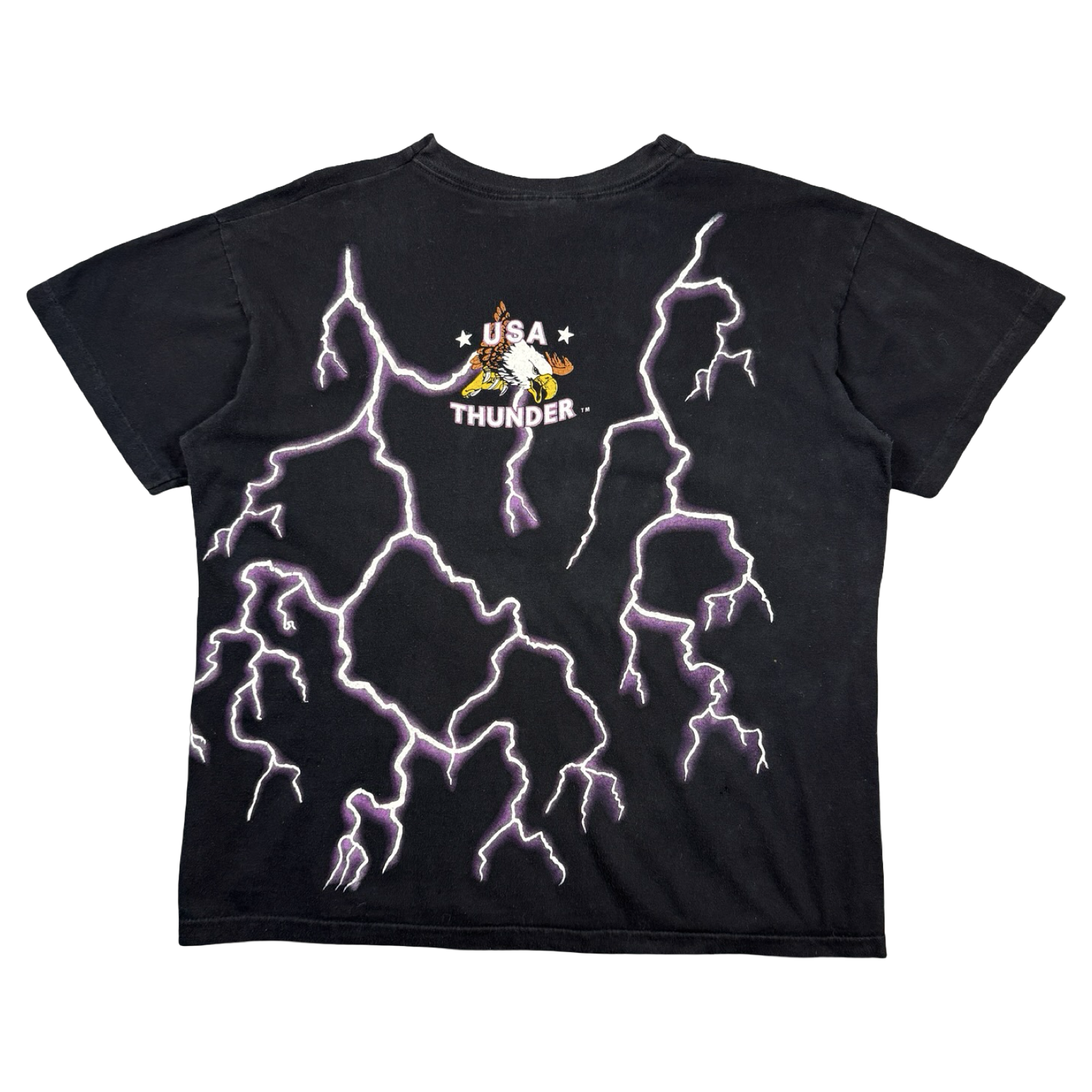Vintage American Thunder Lightning Chief Tee Black