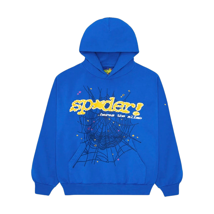 Sp5der TC Hoodie 'Blue' | Vitnage Clothing Store Canada