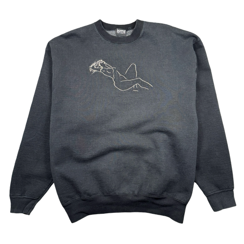 Vintage Girl Graphic Crewneck Black | Vintage Clothing Store Canada